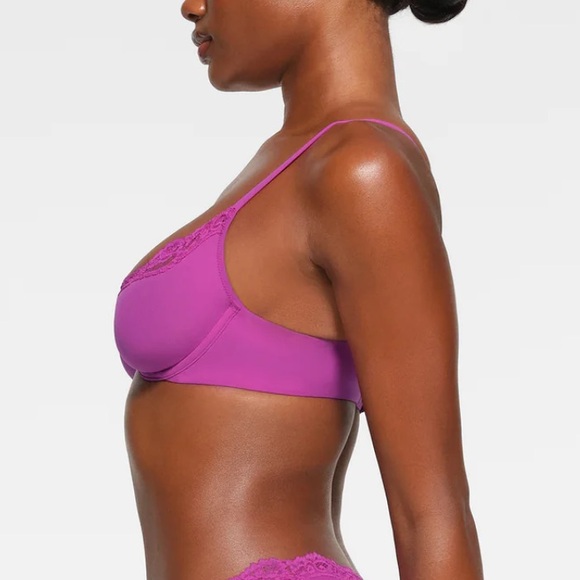 FITS EVERYBODY LACE UNLINED SCOOP BRA | LOLLIPOP - Picture 3 of 12